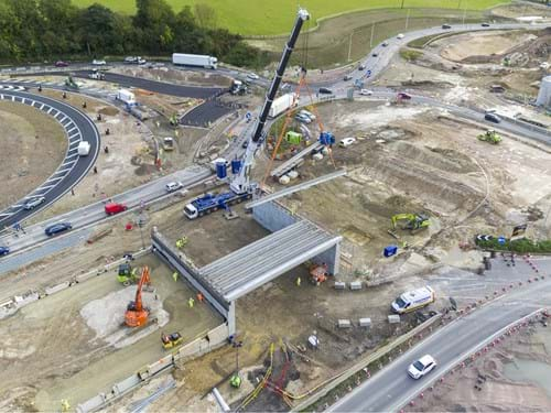 M2 junction 5 beam lift Oct 23