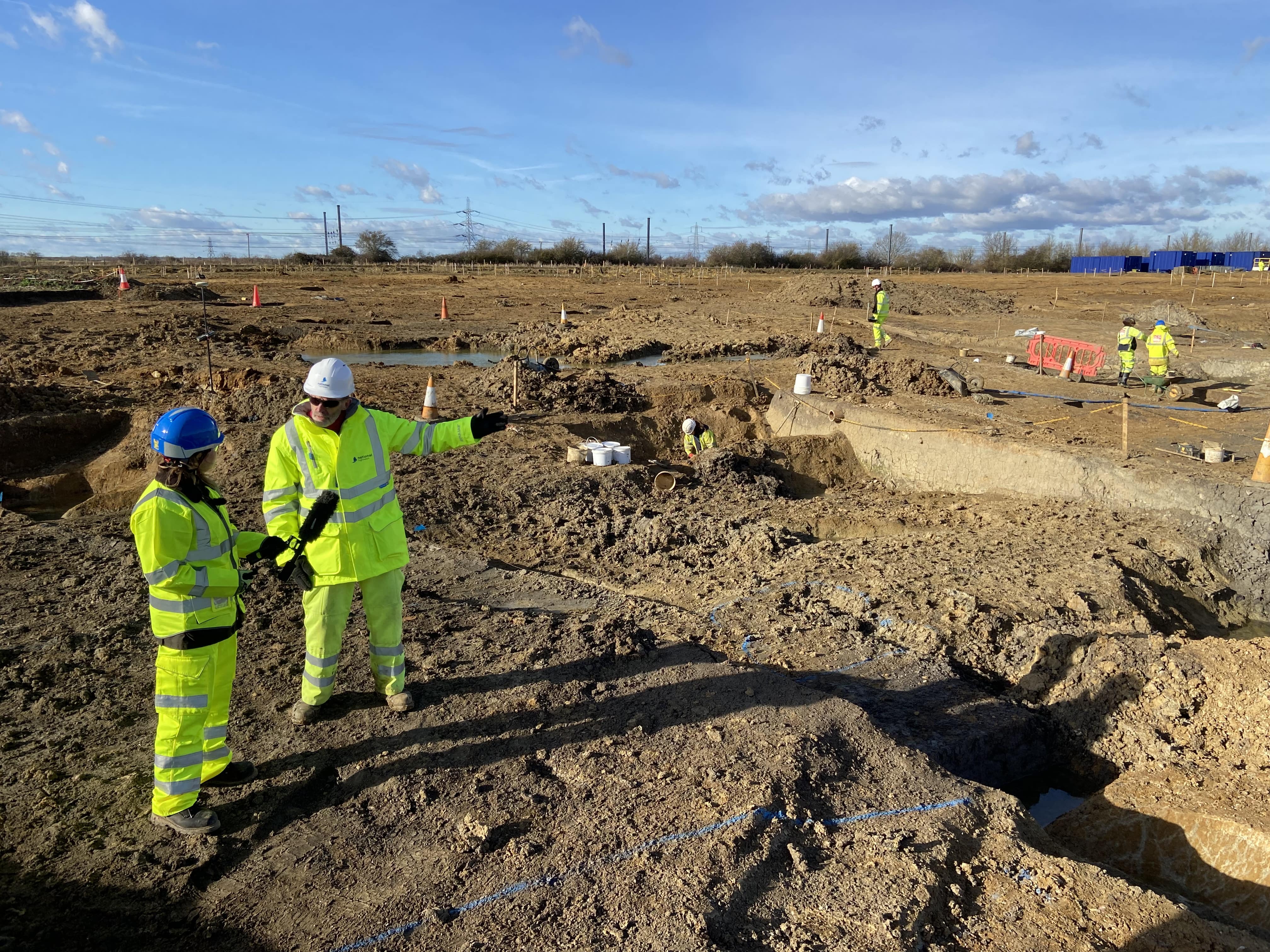 National Highways archaeology investigations in Field 44