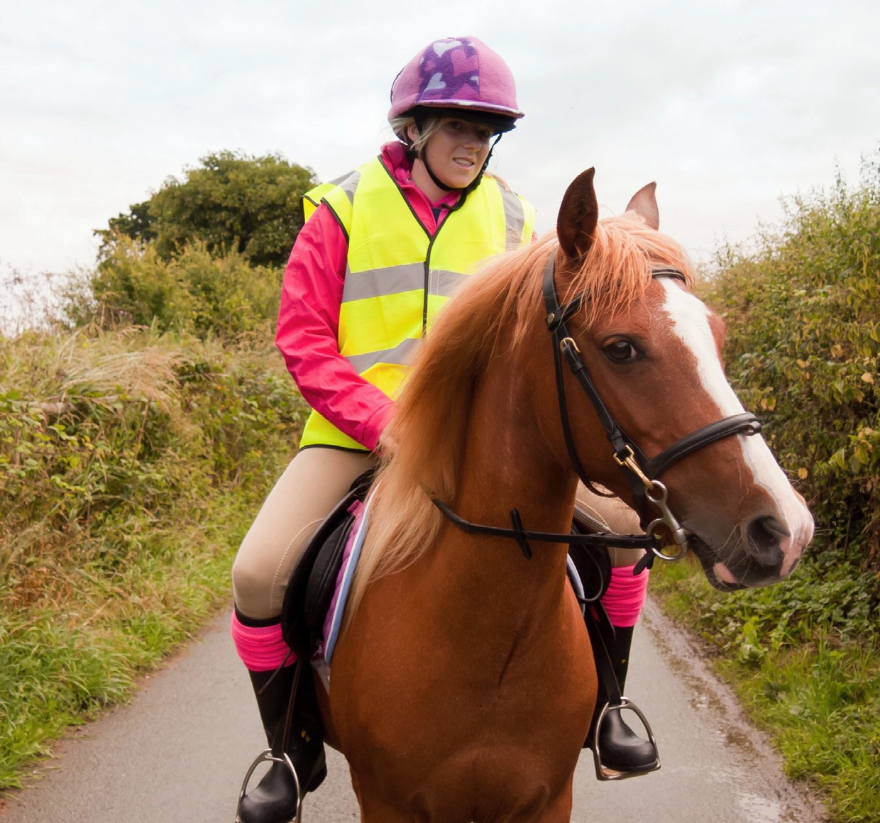 woman on horseback