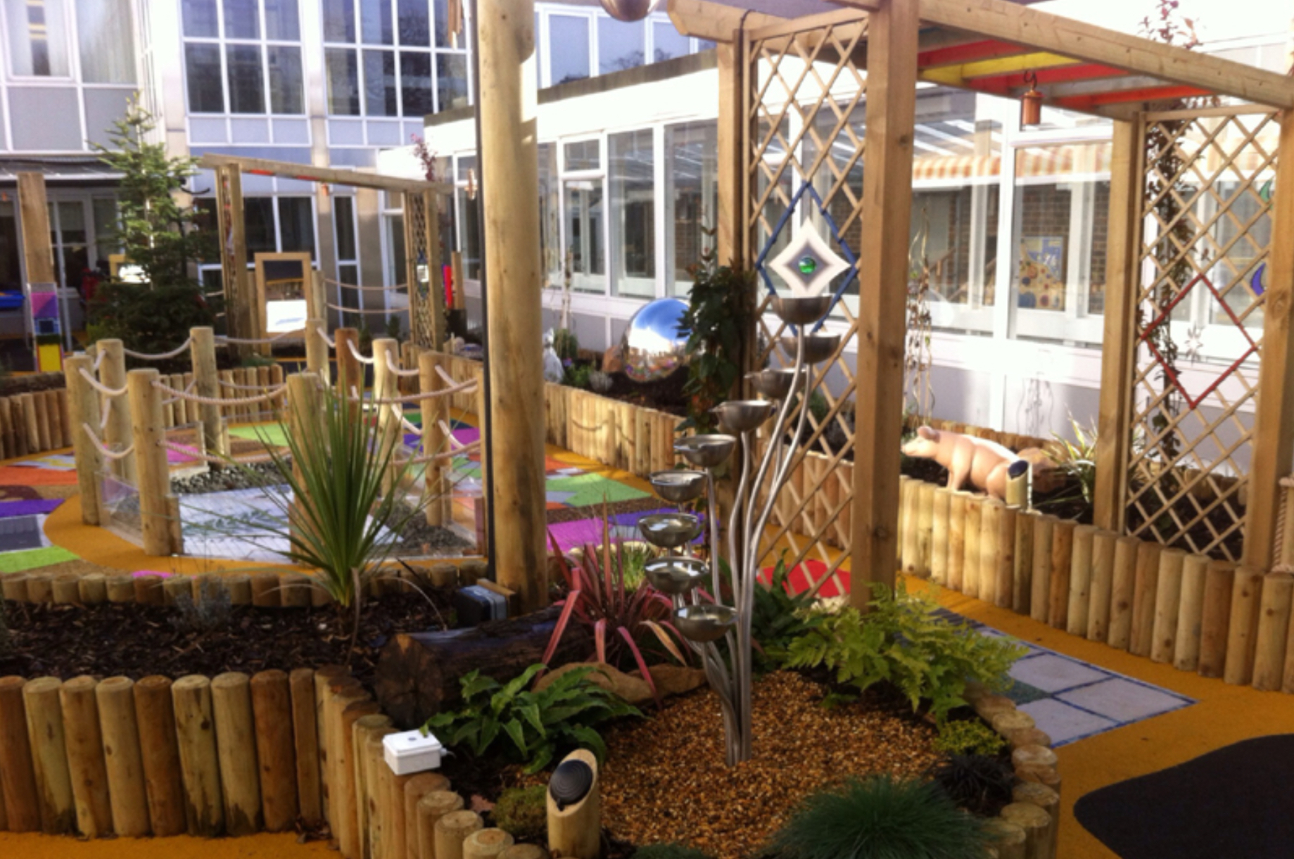 A sensory garden