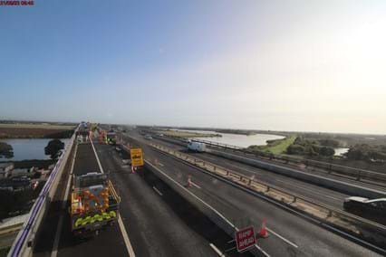 M62 Ouse Bridge September 2023