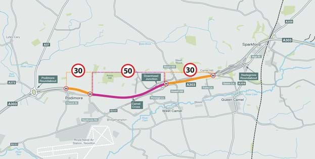 Speed limits through roadworks - April 2024