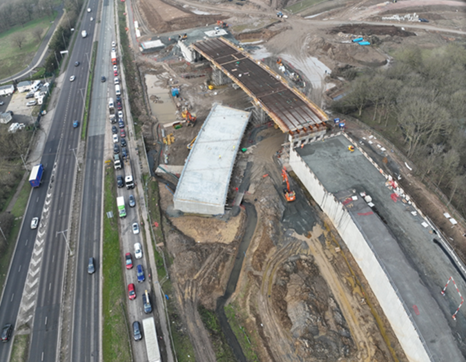 M25 junction 28 April 24