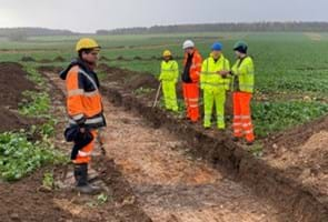 Trial trenching as part of archaeological work