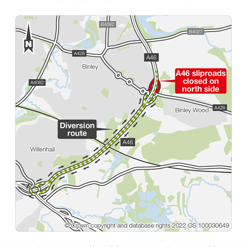 A46 Binley diversion