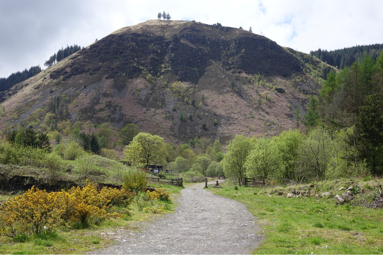 The site of the Blaencym end of the Rhondda Tunnel