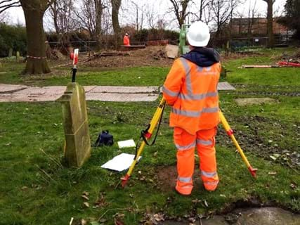 Gravestone and monument recording