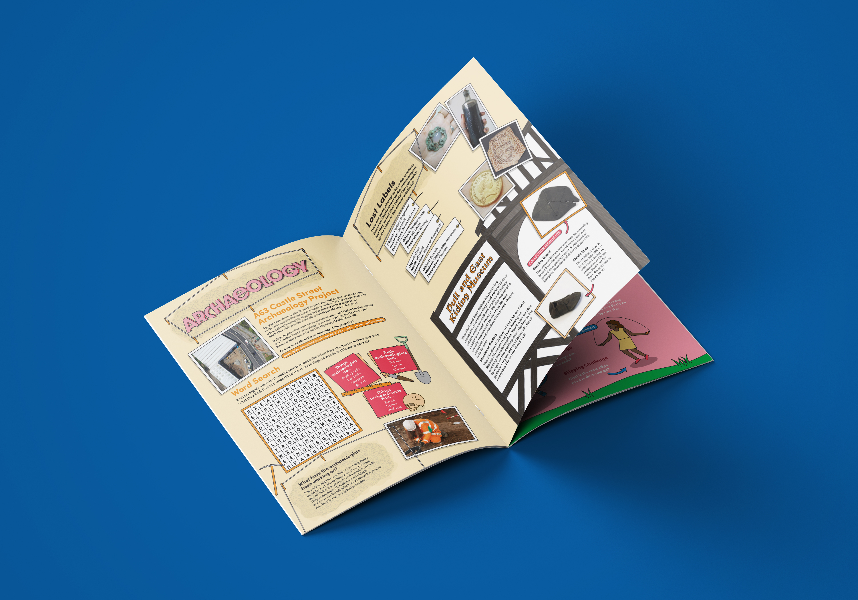 A4 brochure mockup