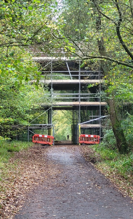 Castle Bridge during works