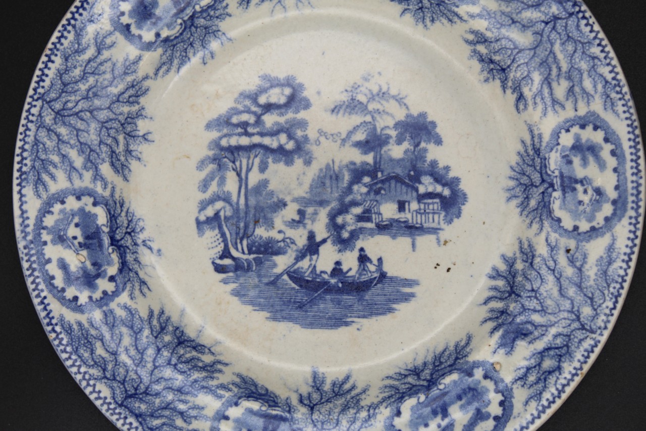 Plate found at Trinity Burial Ground