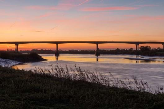 Ouse bridge at sunrise