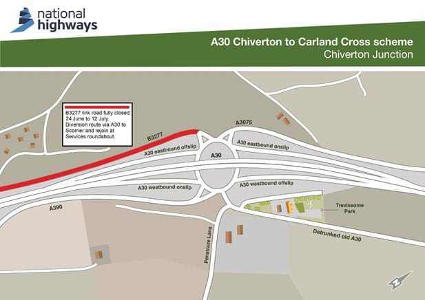 B4277 closure