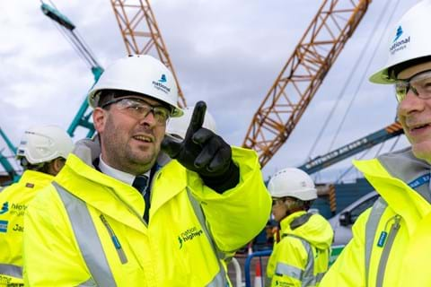 Roads Minister A1 Birtley to Coal House tour