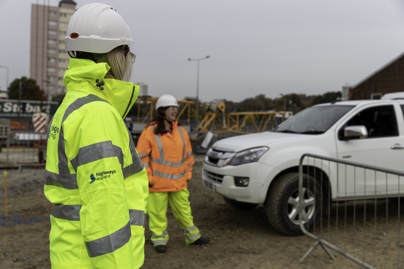 Workers on site