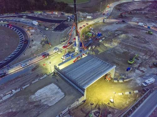 M2 junction 5 beam lift Oct 23