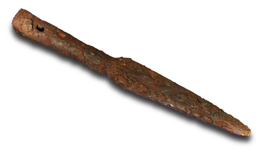 Iron spearhead