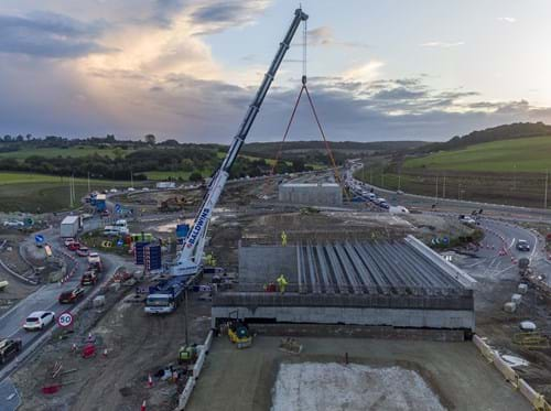 M2 junction 5 beam lift Oct 23