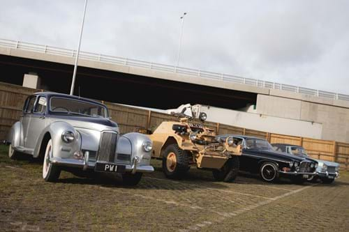 Classic cars at the opening event