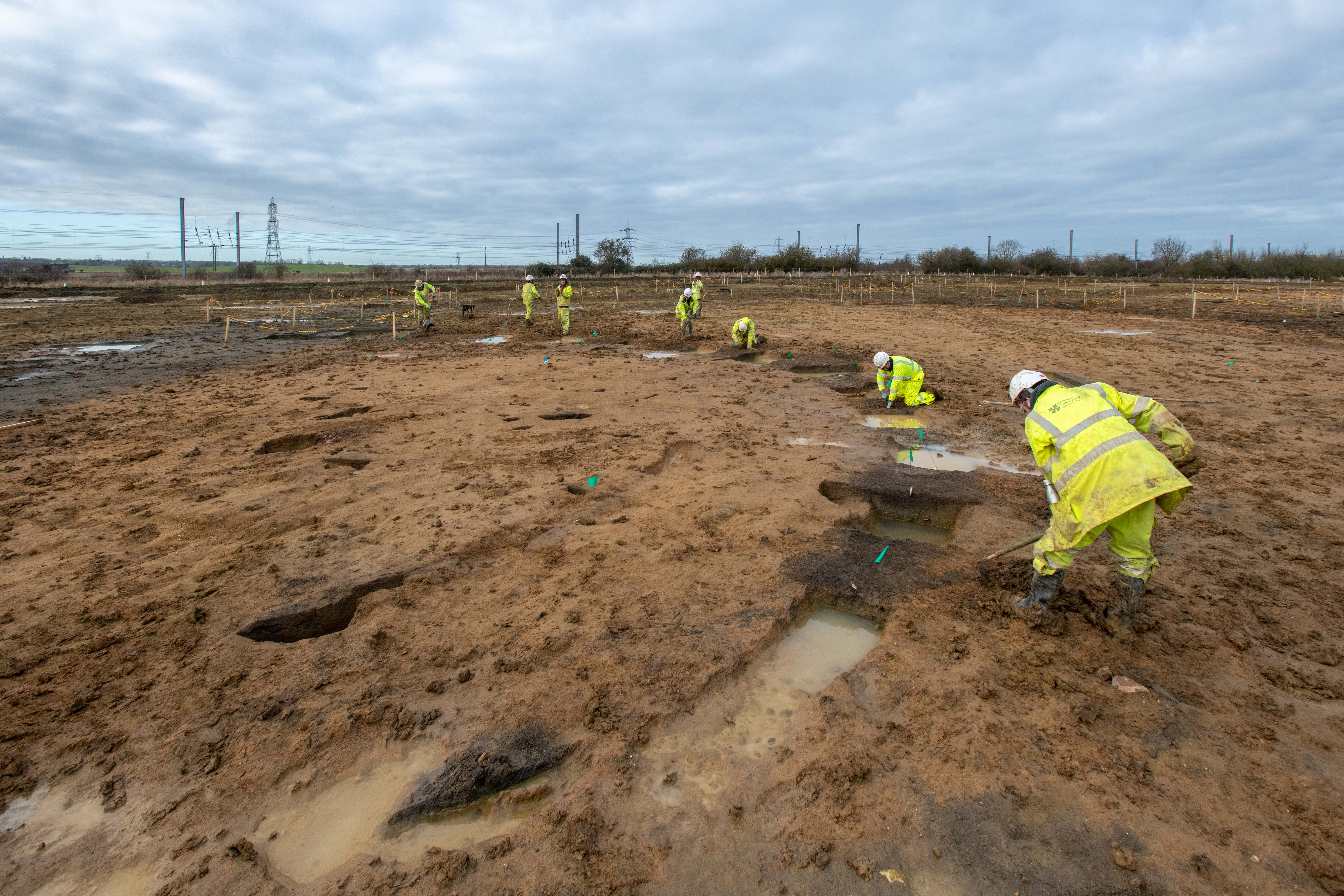 Excavating a roundhouse