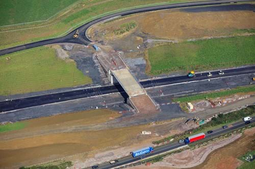 Bridge on A303 Sparkford to Illchester taking shape